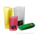 Custom Printed Logo Packaging Bag With Transparent Window